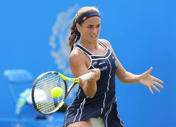 TENNIS - WTA Tennis Damen Aegon Open 2016 NOTTINGHAM,ENGLAND,08.JUN.16 - TENNIS - WTA Tour, Aegon Open. Image shows Monica Puig (PUR). GEPAxpictures xAlanxGrieves