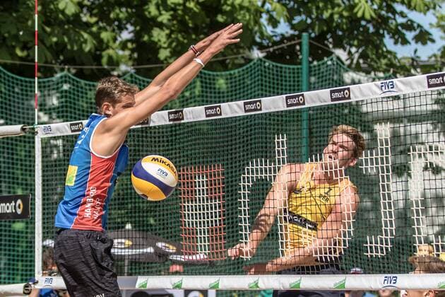 2 Konstantin Semenov (RUS) - 1 Alexander Walkenhorst (GER) FiVB Worldtour Major Hamburg