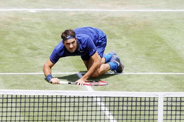 Tennis MercedesCup 2016 Stuttgart Weissenhof Deutschland, Stuttgart, 09.06.2016, Tennis, MercedesCup 2016, Stuttgart Weissenhof: Roger Federer (SUI).
