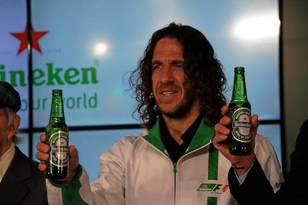 Carles Puyol. Presentation of Heineken as sponsor of Canada F1 GP. In this picture, Carles Pujol. xRUBIOx  RV RACING PRESS