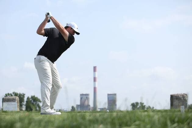 GOLF - PGA Golf Herren Lyoness Open 2016 ATZENBRUGG,AUSTRIA,10.JUN.16 - GOLF - PGA European Tour, Lyoness Open, Diamond Country Club. Image shows Sepp Straka (AUT). GEPAxpictures xDanielxGoetzhaber