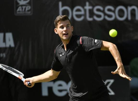 Dominic Thiem (AUT) Aktion 10.06.2016 Tennis Mercedes-Cup Stuttgart Weißenhof 04.06..-12.06.2016 MercedesCup Stuttgart Weißenhof 2016