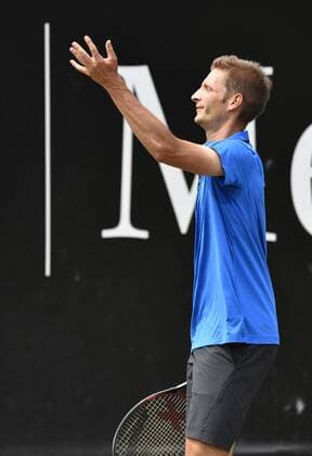 Florian Mayer (GER Aktion enttäuscht 10.06.2016 Tennis Mercedes-Cup Stuttgart Weißenhof 04.06..-12.06.2016 MercedesCup Stuttgart Weißenhof 2016