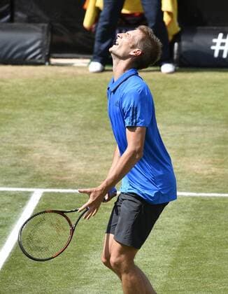 Florian Mayer (GER enttäuscht 10.06.2016 Tennis Mercedes-Cup Stuttgart Weißenhof 04.06..-12.06.2016 MercedesCup Stuttgart Weißenhof 2016