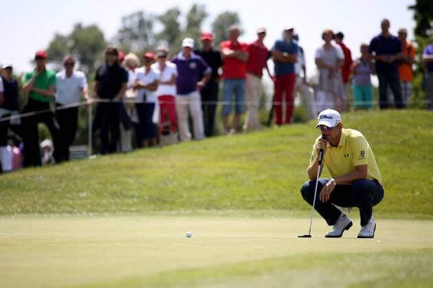GOLF - PGA Golf Herren Lyoness Open 2016 ATZENBRUGG,AUSTRIA,10.JUN.16 - GOLF - PGA European Tour, Lyoness Open, Diamond Country Club. Image shows Bernd Wiesberger (AUT). GEPAxpictures xDanielxGoetzhaber