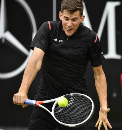 Dominic Thiem (AUT) Aktion 11.06.2016 Halbfinale Tennis Mercedes-Cup Stuttgart Weißenhof 04.06..-12.06.2016 MercedesCup Stuttgart Weißenhof 2016