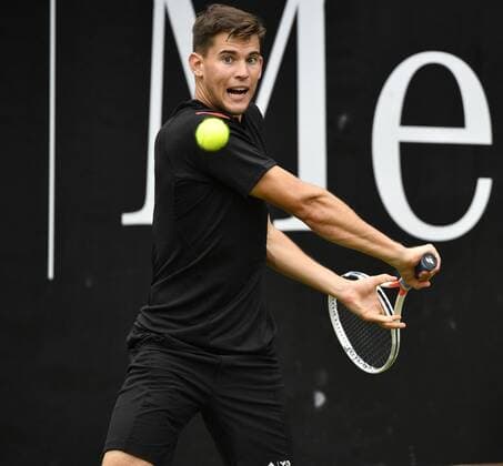 Dominic Thiem (AUT) Aktion 11.06.2016 Halbfinale Tennis Mercedes-Cup Stuttgart Weißenhof 04.06..-12.06.2016 MercedesCup Stuttgart Weißenhof 2016