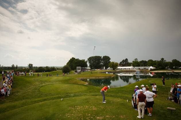 GOLF - PGA Golf Herren Lyoness Open 2016 ATZENBRUGG,AUSTRIA,11.JUN.16 - GOLF - PGA European Tour, Lyoness Open, Diamond Country Club. Image shows Bernd Wiesberger (AUT). GEPAxpictures xDanielxGoetzhaber
