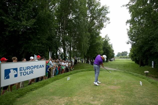 GOLF - PGA Golf Herren Lyoness Open 2016 ATZENBRUGG,AUSTRIA,11.JUN.16 - GOLF - PGA European Tour, Lyoness Open, Diamond Country Club. Image shows Lukas Nemecz (AUT). GEPAxpictures xDanielxGoetzhaber
