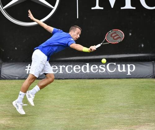 Philipp Kohlschreiber (GER) Aktion 11.06.2016 Halbfinale Tennis Mercedes-Cup Stuttgart Weißenhof 04.06..-12.06.2016 MercedesCup Stuttgart Weißenhof 2016