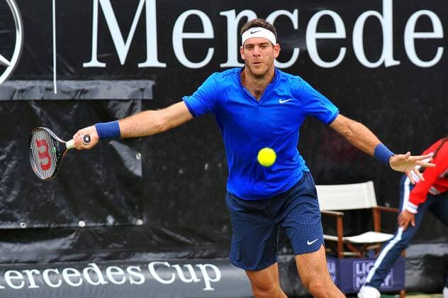 Juan Martin DEL POTRO (ARG). Deutschland, Stuttgart: Tennis, MercedesCup 2016: Halbfinale am 11.06.2016, TC Weissenhof.