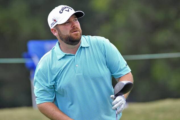 June 11, 2016: Colt Knost watches his shot down the 10th fairway during the third round of the FedEx St. Jude Classic at TPC Southwind in Memphis, Tennessee. Austin McAfee CSM PGA Golf Herren 2016: FedEx St. Jude Classic JUNE 11 - ZUMAc04_