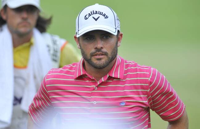 June 11, 2016: Wesley Bryan (left) walks off the 16th hold during the third round of the FedEx St. Jude Classic at TPC Southwind in Memphis, Tennessee. Austin McAfee CSM PGA Golf Herren 2016: FedEx St. Jude Classic JUNE 11 - ZUMAc04_