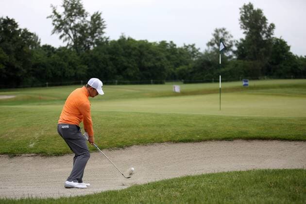 GOLF - PGA Golf Herren Lyoness Open 2016 ATZENBRUGG,AUSTRIA,12.JUN.16 - GOLF - PGA European Tour, Lyoness Open, Diamond Country Club. Image shows Tom Lewis (ENG). GEPAxpictures xDanielxGoetzhaber