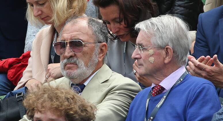 Stuttgart Tennis MercedesCup 2016, v.l. Ion Tiriac, Bernd Nusch