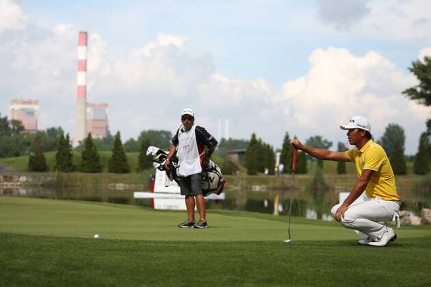 GOLF - PGA Golf Herren Lyoness Open 2016 ATZENBRUGG,AUSTRIA,12.JUN.16 - GOLF - PGA European Tour, Lyoness Open, Diamond Country Club. Image shows Ashun Wu (CHN). GEPAxpictures xDanielxGoetzhaber