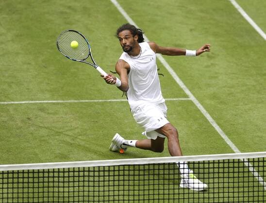 Foto : Dustin Brown ( GER ) Tennis-Turnier Gerry Weber Open im westfälischen Halle am Di. 14.06.2016