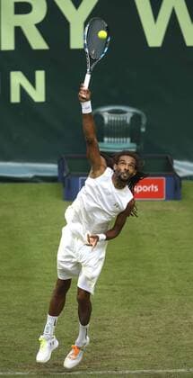 Foto : Dustin Brown ( GER ) Tennis-Turnier Gerry Weber Open im westfälischen Halle am Di. 14.06.2016