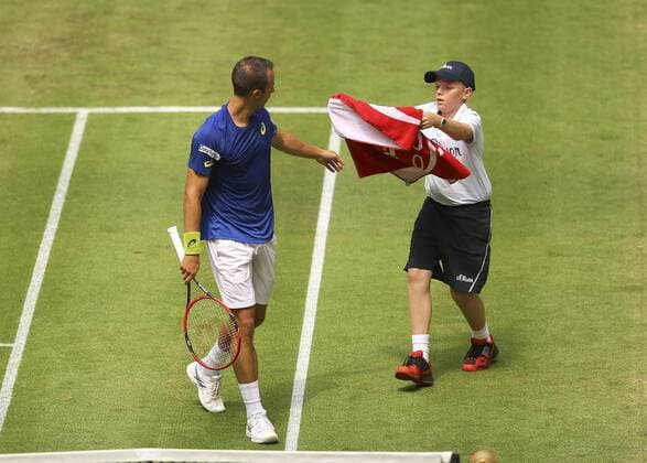 Foto : Philipp Kohlschreiber ( GER ) Tennis-Turnier Gerry Weber Open im westfälischen Halle am Mi. 15.06.2016