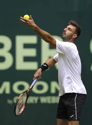 Foto : Marcel Granollers ( ESP , Spain ) Tennis-Turnier Gerry Weber Open im westfälischen Halle am Mi. 15.06.2016