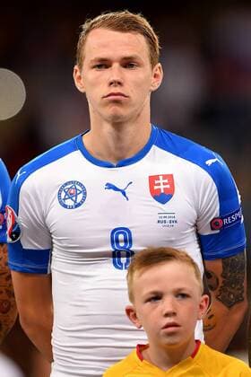 SOCCER - UEFA EURO EM Europameisterschaft Fussball 2016, RUS vs SVK LILLE,FRANCE,15.JUN.16 - SOCCER - UEFA European Championship EM Europameisterschaft 2016, international match Länderspiel Russia vs Slovakia. Image shows Ondrej Duda (SVK). GEPAxpictures xFlorianxErtl