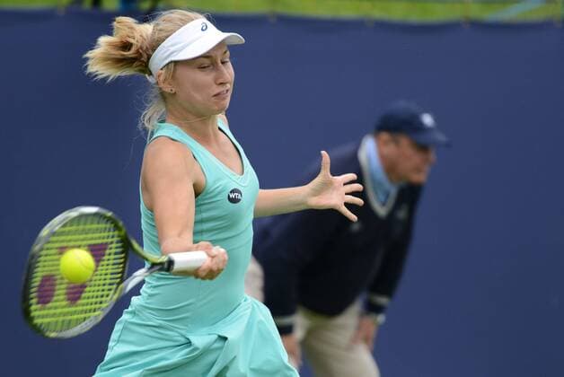 June 15, 2016 - Birmingham, Warwickshire, England - DARIA GAVRILOVA in action during her first round match vs. N. Broady in the Aegon Classic Birmingham tennis tournament. Tennis 2016 - Aegon Classic Birmingham - Day 3 - ZUMAl132