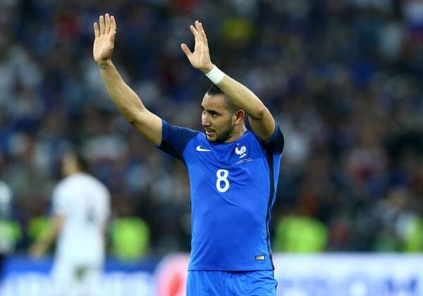 Dimitri Payet France celebrating Marseille 15-06-2016 Stade Velodrome Footballl Euro2016 France - Albania Francia - Albania Group Stage Group A. Foto Matteo Ciambelli Insidefoto matteoxciambelli