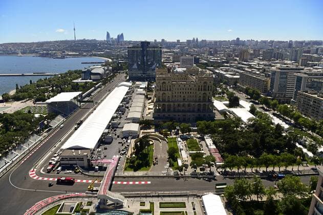 Atmosphere before Europe F1 GP at Baku circuit. xRUBIOx  RV RACING PRESS