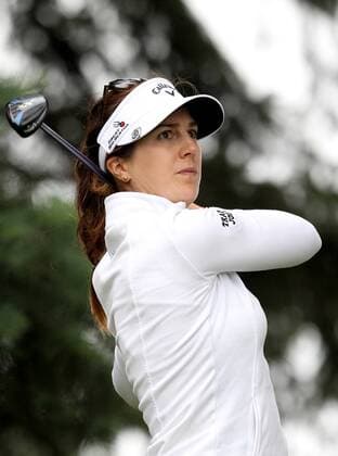 June 16, 2016 - Belmont, Michigan, Untied States - Sandra Gal of Cologne, Germany follows her tee shot on the ninth hole during the first round of the Meijer LPGA Golf Damen Classic golf tournament at Blythefield Country Club in Belmont, MI, USA Thursday, June 16, 2016. Meijer LPGA Classic  - ZUMAn230