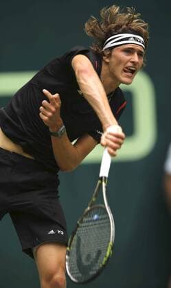 Foto : Alexander Zverev ( GER ) Tennis-Turnier Gerry Weber Open im westfälischen Halle am Fr. 17.06.2016