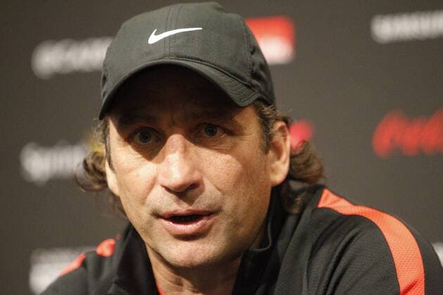 Chile head coach Juan Antonio Pizzi speaks during a press conference PK Pressekonferenz at the frame of Copa America Centenario at Levi s Stadium in Santa Clara, USA,17 June2016. Chile Press Conference !ACHTUNG: NUR REDAKTIONELLE NUTZUNG!  STA01 20160618-636018235896794487