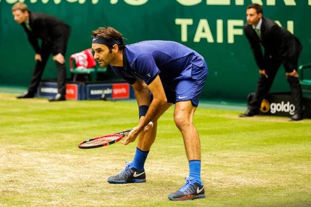 GER, ATP Tennis Herren Gerry Weber Open, Halbfinale 18.06.2016, ATP, Gerry Weber Stadion, Halle in Westfalen, GER, Gerry Weber Open, Halbfinale, im Bild Roger Federer nordphotox xRauch
