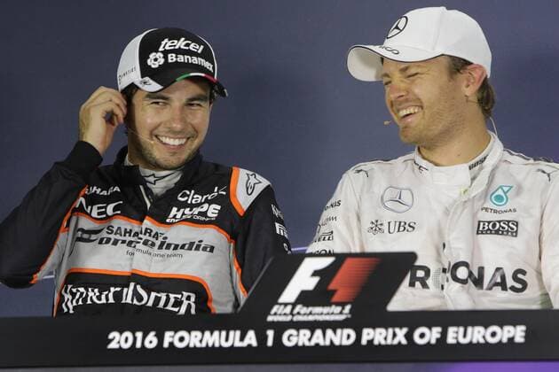 European Grand Prix, Baku 16 - 19 June 2016 Qualifying Sergio Perez (MEX) Sahara Force India F1 VJM09 