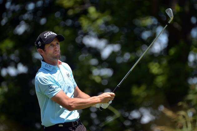 Gregory Bourdy of France hits off the 17th tee during his second round at the U.S. Open at Oakmont Country Club near Pittsburgh, Pennsylvania on June 18, 2016.  OAK20160618203 KEVINxDIETSCH