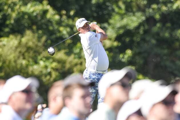 18 June 2016: Jason Dufner (USA) plays his shot from the third tee during the second round of the US Open at Oakmont Country Club in Pittsburgh, Pa. GOLF: JUN 18 PGA Golf Herren - US Open - Second Round Icon4391606181295 EDITORIAL USE ONLY