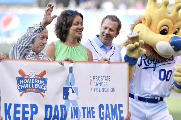 June 18, 2016 - Kansas City, MO, USA - Major League Baseball Hall of Fame manager Tommy Lasorda is introduced in a pregame ceremony to raise awareness for the league s support of prostrate cancer research as the Kansas City Royals welcome the Detroit Tigers to Kauffman Stadium in Kansas City, Mo., on Saturday, June 18, 2016. Detroit at Kansas City - ZUMAm67_