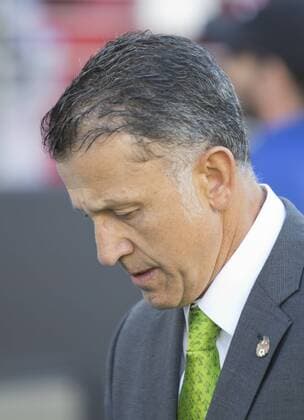 June 18, 2016 - Santa Clara, California, U.S - Juan Carlos Osorio, coach of Mexico during their quarterfinal match against Chile in the Copa America Centenario 2016 football tournament held at Levis Stadium in Santa Clara, California on Saturday June 18, 2016. Chile defeats Mexico 7-0. Mexico vs. Chile - ZUMAp124