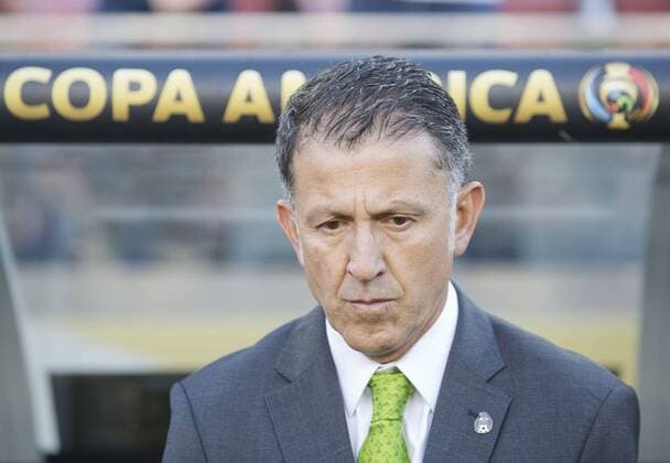June 18, 2016 - Santa Clara, California, U.S - Juan Carlos Osorio, coach of Mexico during their quarterfinal match against Chile in the Copa America Centenario 2016 football tournament held at Levis Stadium in Santa Clara, California on Saturday June 18, 2016. Chile defeats Mexico 7-0. Mexico vs. Chile - ZUMAp124