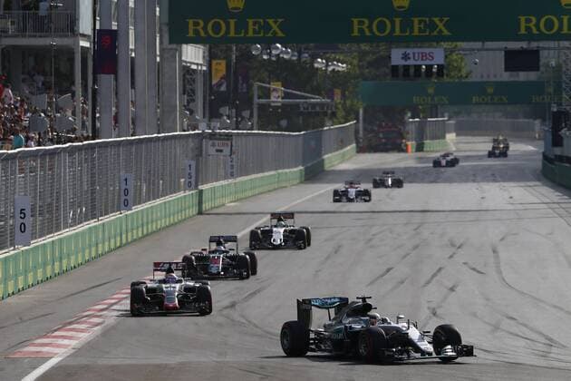 Formel 1, Rosberg gewinnt GP Baku 44 Lewis Hamilton (GBR, Mercedes AMG Petronas Formula One Team), xHOCHxZWEIx