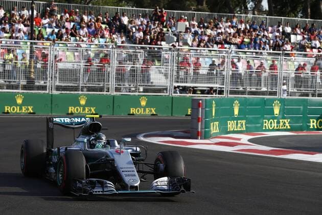 Formel 1, Rosberg gewinnt GP Baku 6 Nico Rosberg (GER, Mercedes AMG Petronas Formula One Team), xHOCHxZWEIx