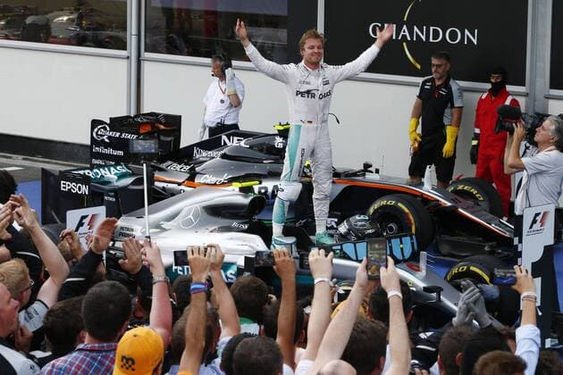 Formel 1, Rosberg gewinnt GP Baku 6 Nico Rosberg (GER, Mercedes AMG Petronas Formula One Team), xHOCHxZWEIx