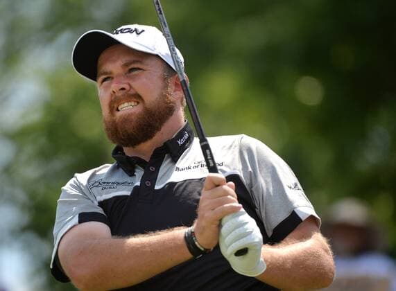 Shane Lowry of England tees off on the first hole in the final round at the U.S. Open at Oakmont Country Club near Pittsburgh, Pennsylvania on June 19, 2016.  OAK20160619801 KEVINxDIETSCH