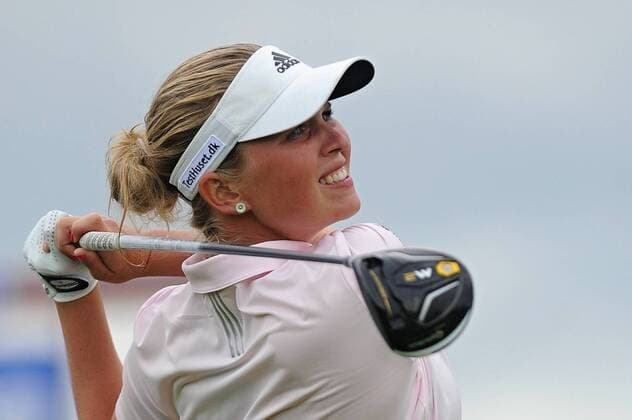 Winner Nanna Koerstz Madsen of Denmark in action during the Tipsport Golf Masters Ladies European Tour in Pilsen Golf Resort Dysina, Czech Republic, June 19, 2016. (CTKxPhoto PavelxNemecek) CTKPhotoP201606190482301  nmc10
