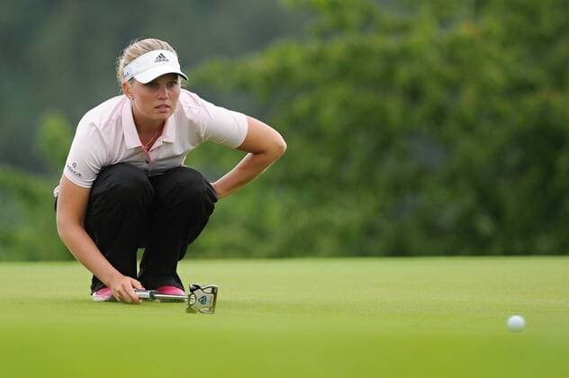 Winner Nanna Koerstz Madsen of Denmark in action during the Tipsport Golf Masters Ladies European Tour in Pilsen Golf Resort Dysina, Czech Republic, June 19, 2016. (CTKxPhoto PavelxNemecek) CTKPhotoP201606190482701  nmc13