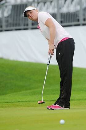 Winner Nanna Koerstz Madsen of Denmark in action during the Tipsport Golf Masters Ladies European Tour in Pilsen Golf Resort Dysina, Czech Republic, June 19, 2016. (CTKxPhoto PavelxNemecek) CTKPhotoP201606190483001  nmc12