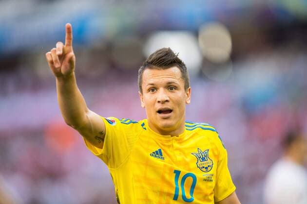 June 21, 2016 - Marseille, France - Yevhen Konoplyanka (Ukraina), .during the UEFA EURO EM Europameisterschaft Fussball 2016 Group C match between Ukraine and Poland at Stade Velodrome in Marseille, France on June 21, 2016. Ukraine v Poland - Group C: UEFA Euro 2016  - ZUMAn230