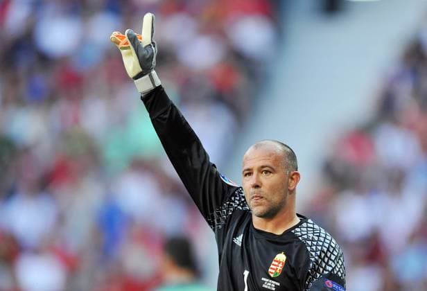 2016.06.22 Lyon Nationalteam -- Gabor Kiraly 2016.06.22 Lyon Football UEFA EURO EM Europameisterschaft, Länderspiel Nationalteam, Fussball 2016 group F game between Hungary and Portugal Gabor Kiraly  20160622NB0087