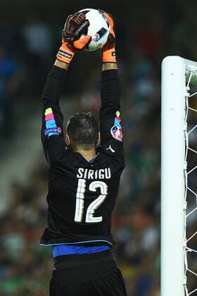 Salvatore Sirigu Italy Lille 22-06-2016 Stade Pierre Mauroy Football Euro2016 Italy - Republic of Ireland Italien - Irland 0:1 Nationalteam EM Länderspiel EURO massimoxinsabato