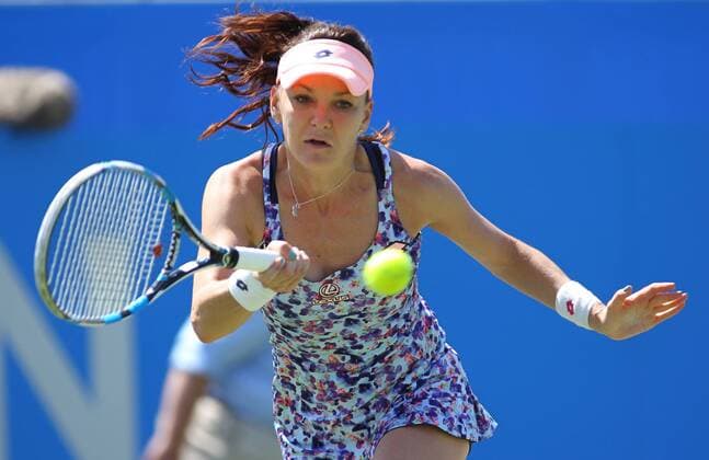TENNIS - WTA Tennis Damen Aegon International EASTBOURNE,ENGLAND,24.JUN.16 - TENNIS - WTA Tour, Aegon International. Image shows Agnieszka Radwanska (POL). GEPAxpictures xAlanxGrieves