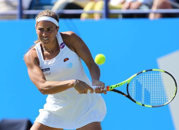 TENNIS - WTA Tennis Damen Aegon International EASTBOURNE,ENGLAND,24.JUN.16 - TENNIS - WTA Tour, Aegon International. Image shows Monica Puig (PUR). GEPAxpictures xAlanxGrieves